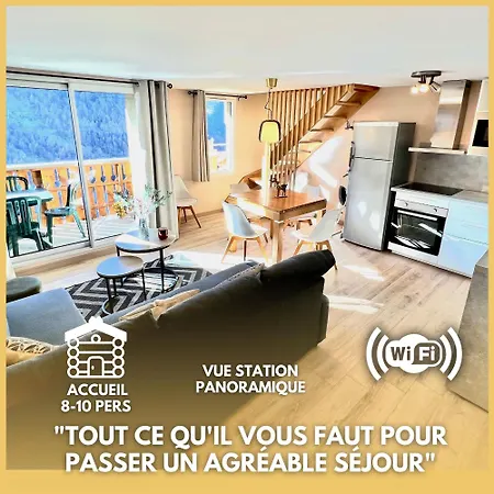 Apartment Cosy 8-10pers Vue Montagne 2000 *